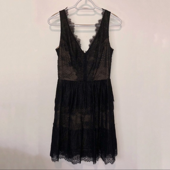 BCBG Willa Black Lace Dress - Picture 1 of 7